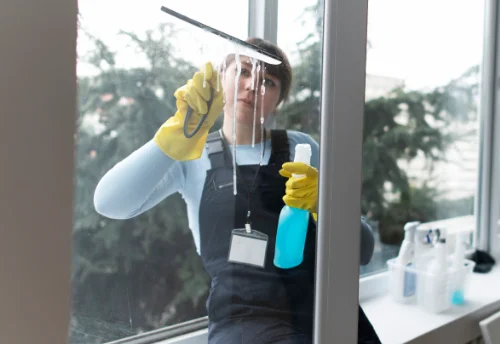 Nettoyage de vitres intérieures et extérieures à Hadol